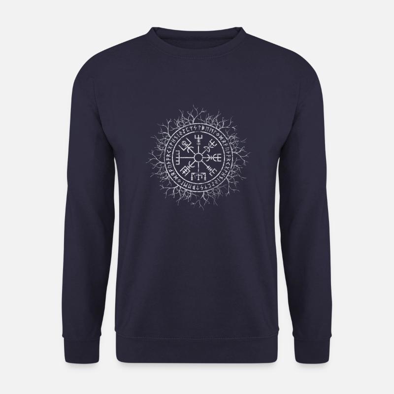 Vegvísir - Unisex Pullover - Navy