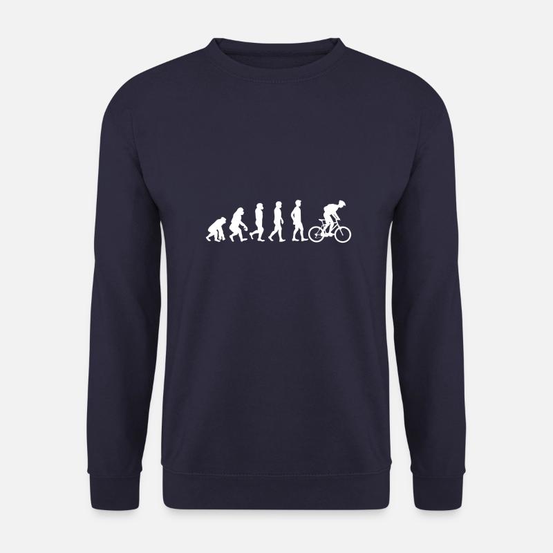 Evolution bike hobby gift - Unisex Sweatshirt - navy