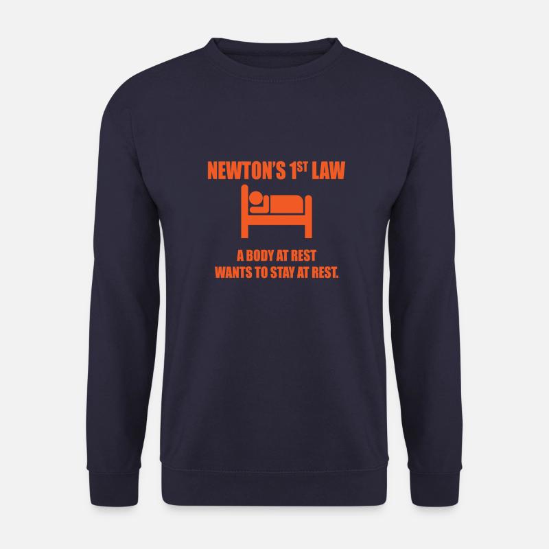 Physiker Schlafen Faul Student Geschenk - Unisex Pullover - Navy