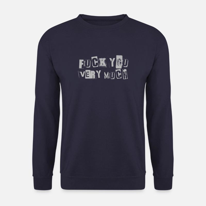 Fuck you very much - Unisex Pullover - Navy