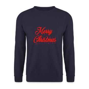Noël - Sweat-shirt Unisexe - marine - Devant - Alina (178cm) & Michal (187cm)