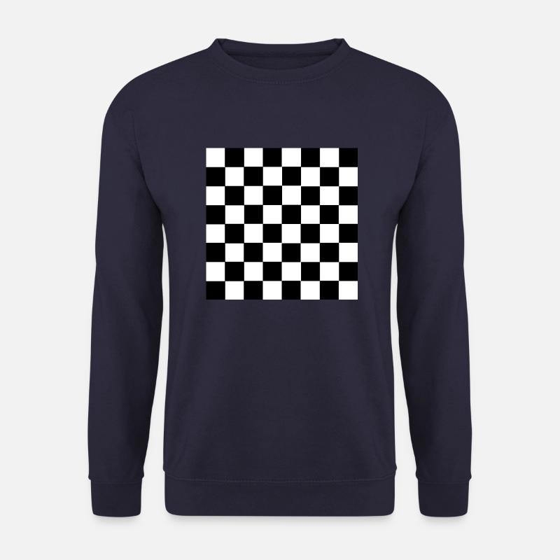 Schachbrett - Unisex Pullover - Navy