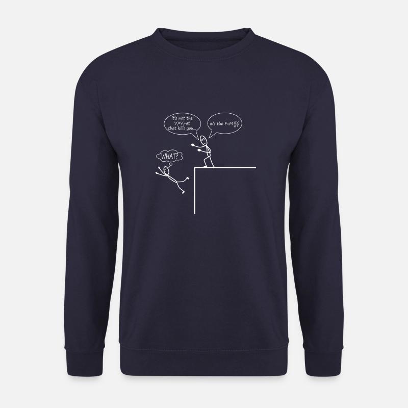 Physik Nerd Humor Student Geschenk - Unisex Pullover - Navy