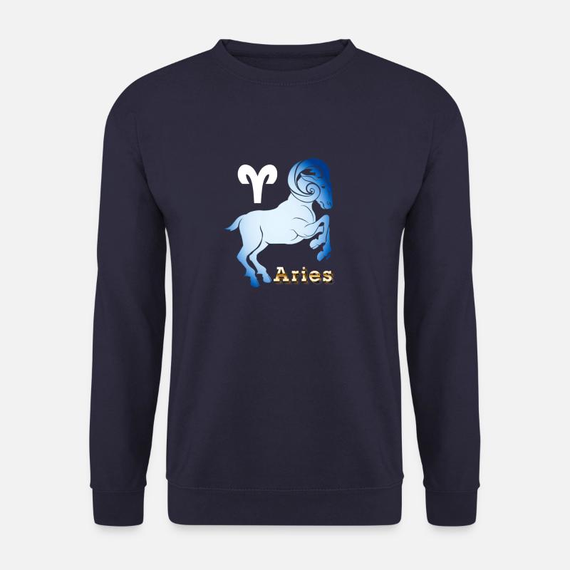 Widder Sternzeichen - Unisex Pullover - Navy