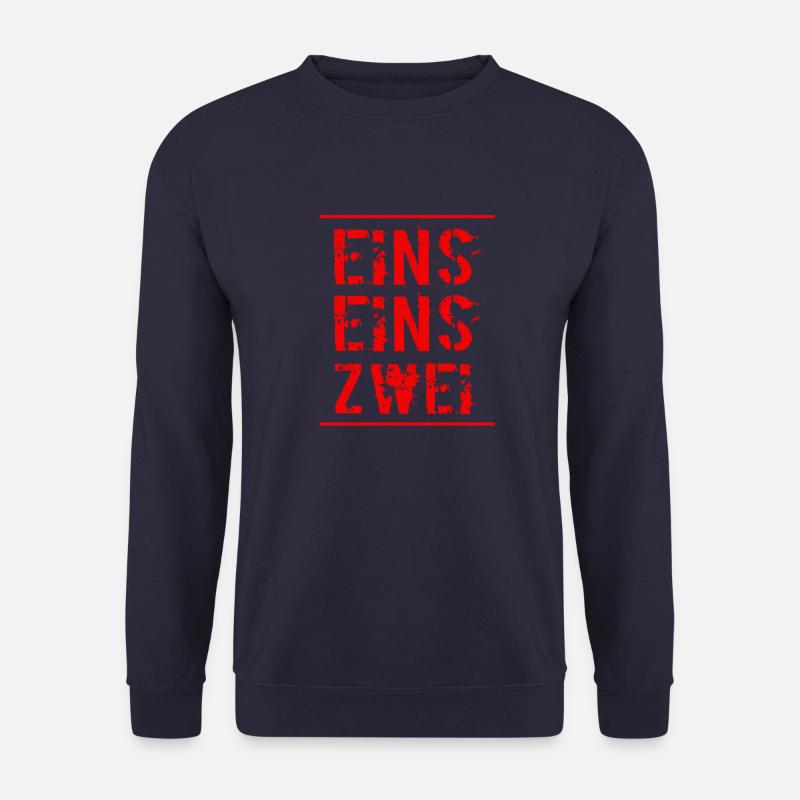 EINS EINS ZWEI - 112 Feuerwehr (hell) - Unisex Pullover - Navy