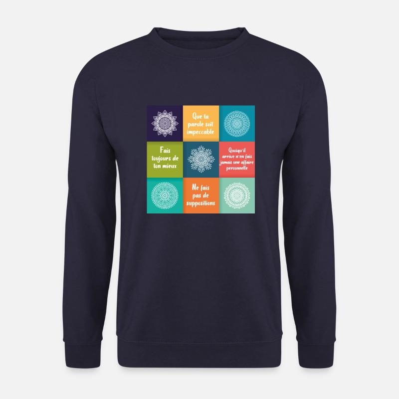 4 TOLTEQUES ABKOMMEN - Unisex Pullover - Navy