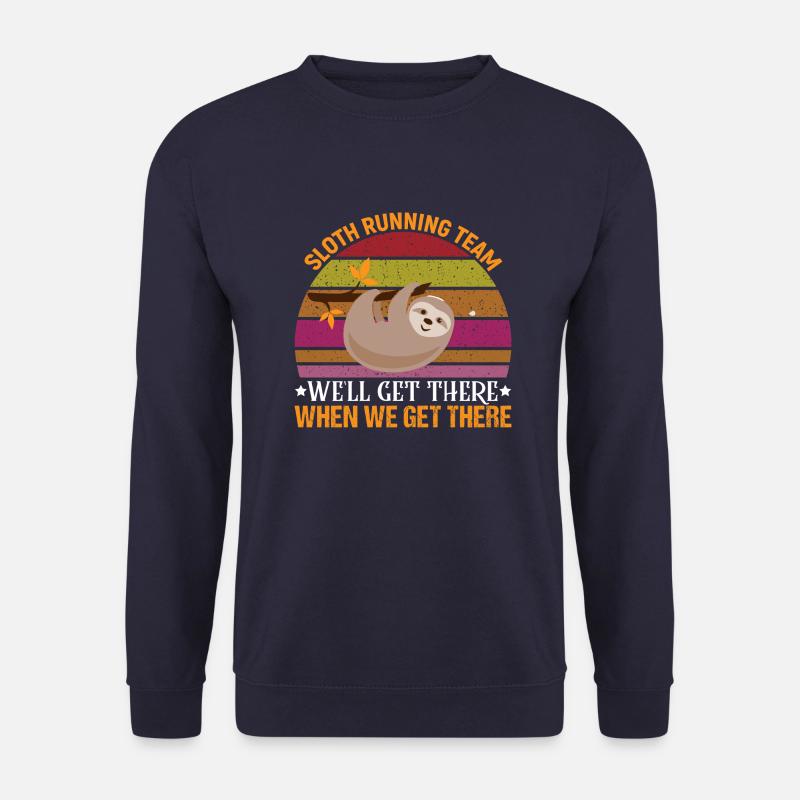 Sloth Running Team - Unisex Pullover - Navy