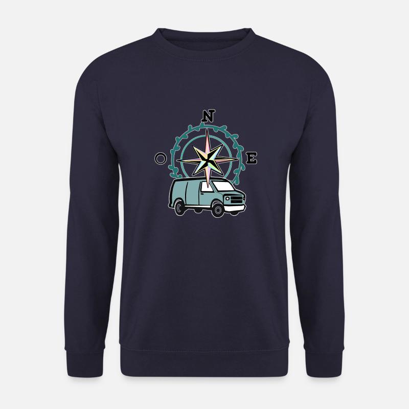 VAN LIFE VANLIFER NOMADS - Unisex Sweatshirt - navy