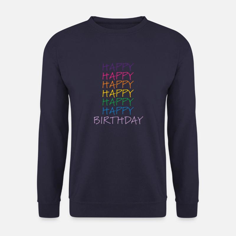 Happy Birthday - Unisex Pullover - Navy