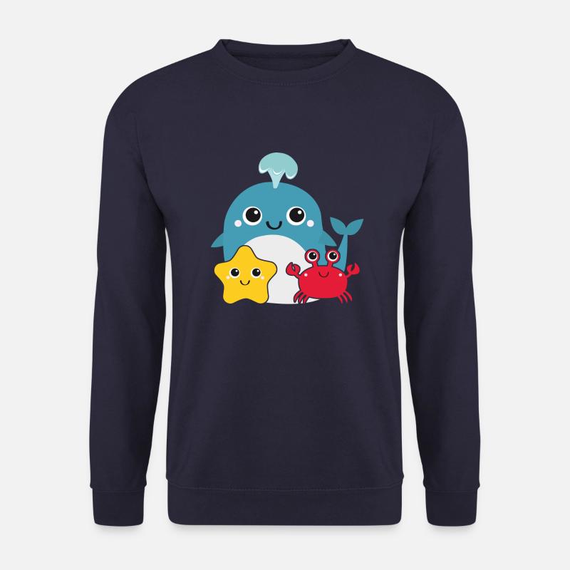 Kleiner Wal - Unisex Pullover - Navy
