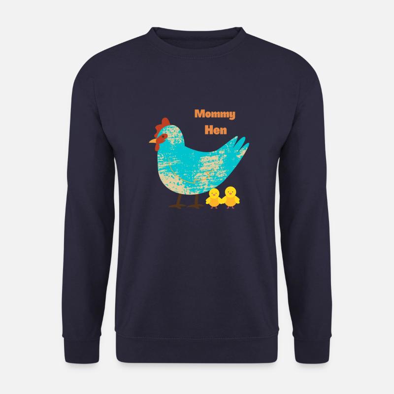 MAMA HEN - Unisex Pullover - Navy