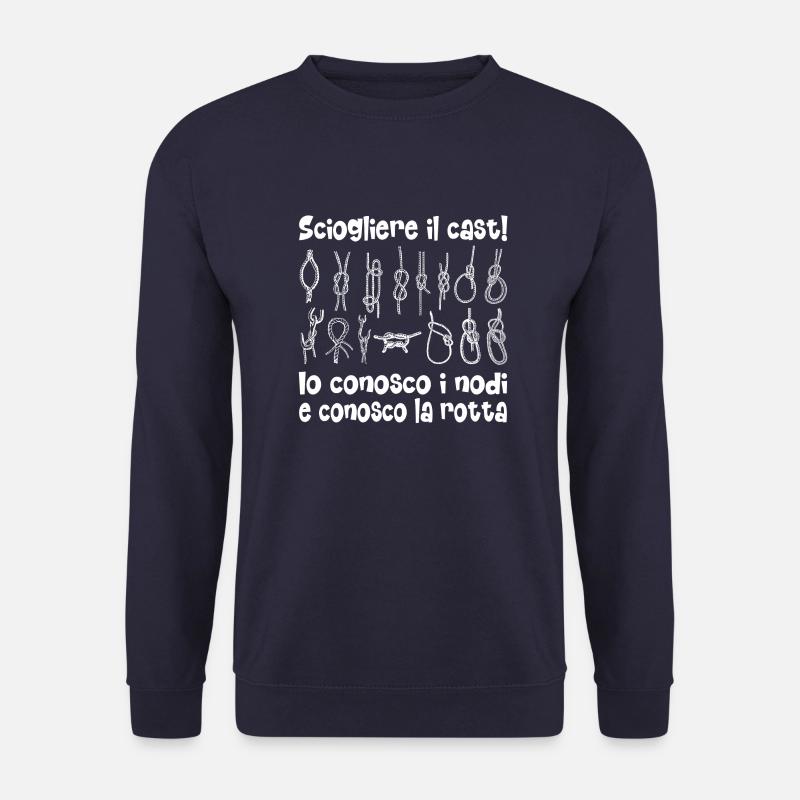 Ablegen! Ich kann die Knoten ich weiß den Kurs - Unisex Pullover - Navy