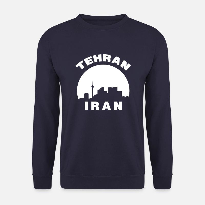Tehran Iran Silhouette Geschenk - Unisex Pullover - Navy