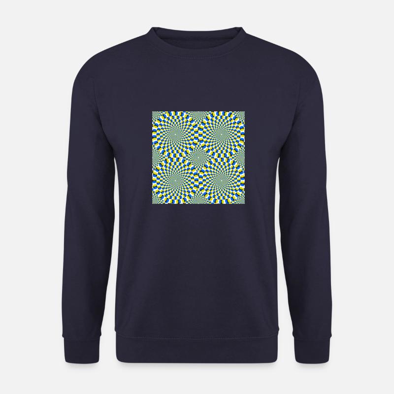 Optical illusion - Unisex Sweatshirt - navy