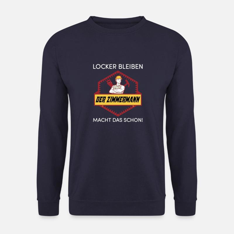 Zimmermann geschenk - Unisex Pullover - Navy