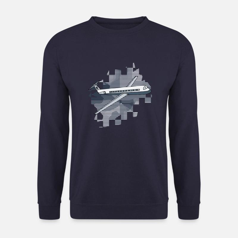 Flugzeug - Unisex Pullover - Navy