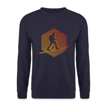 Ski De randonnée Pour hommes Ski de randonnée Ski Mountaine pour femmes - Sweat-shirt Unisexe - marine - Devant - Alina (178cm) & Michal (187cm)