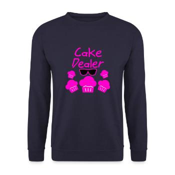 Kuchen - Unisex Pullover - Navy - Vorne - Alina (178cm) & Michal (187cm)