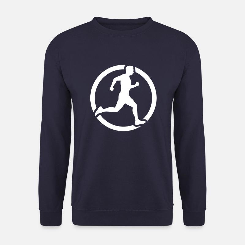 Marathon Running Run jogging - Unisex Sweatshirt - navy