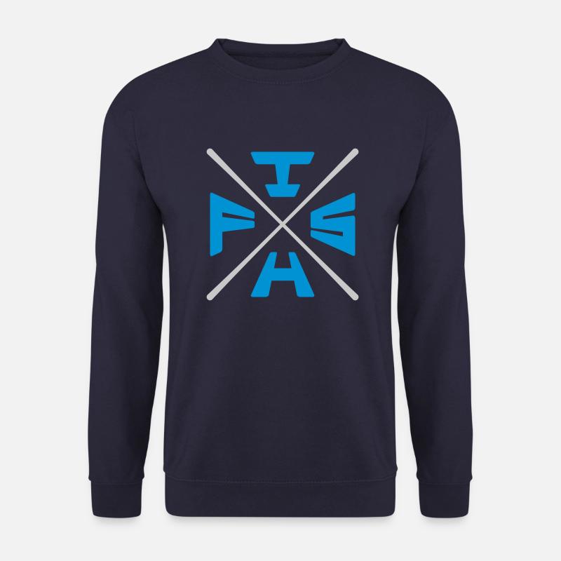 Kreuz Fish Logo - Unisex Pullover - Navy