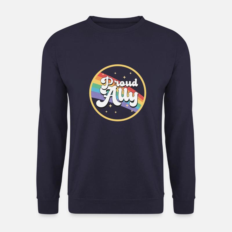 Proud Ally - Unisex Pullover - Navy