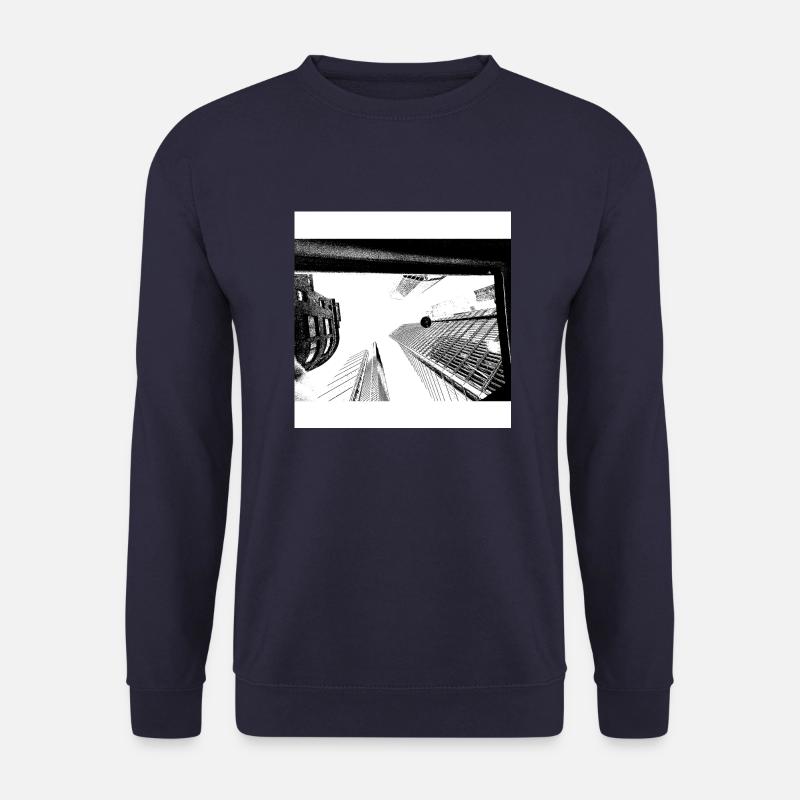 Monochrome Stadt - Unisex Pullover - Navy