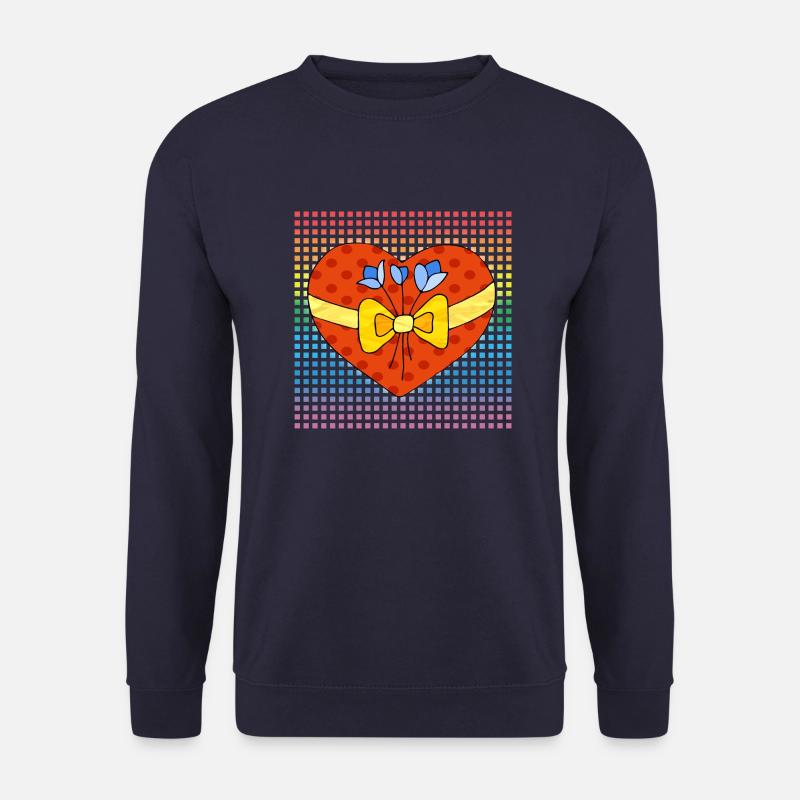 Herz - Unisex Pullover - Navy