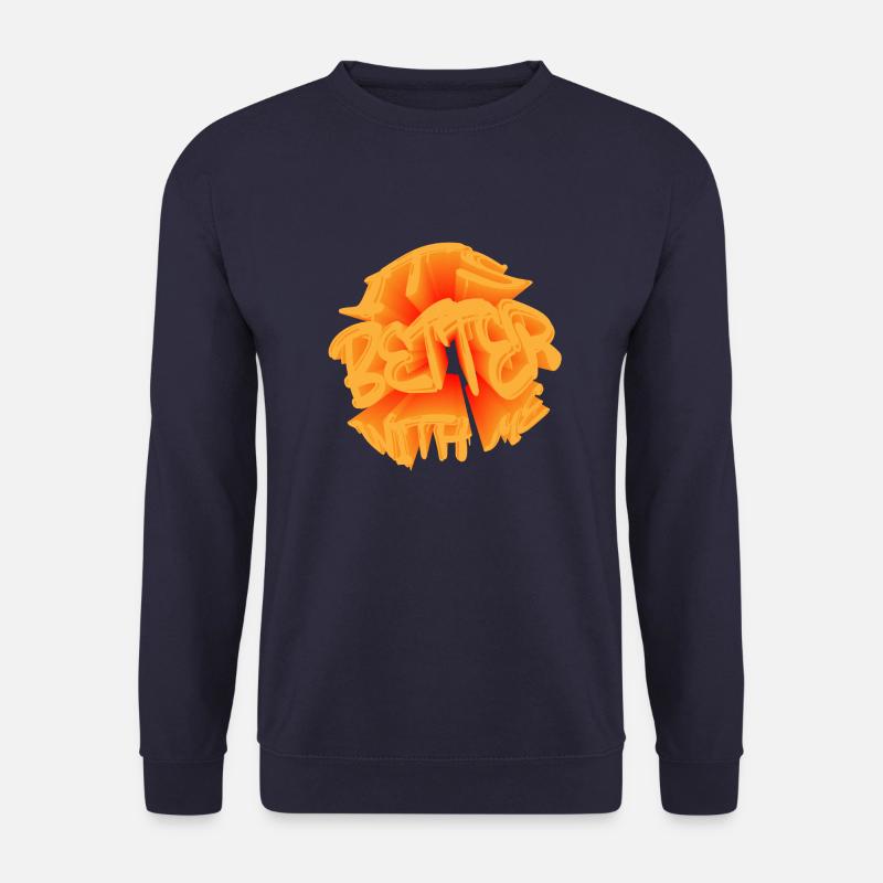 Bei mir ist es besser - Unisex Pullover - Navy