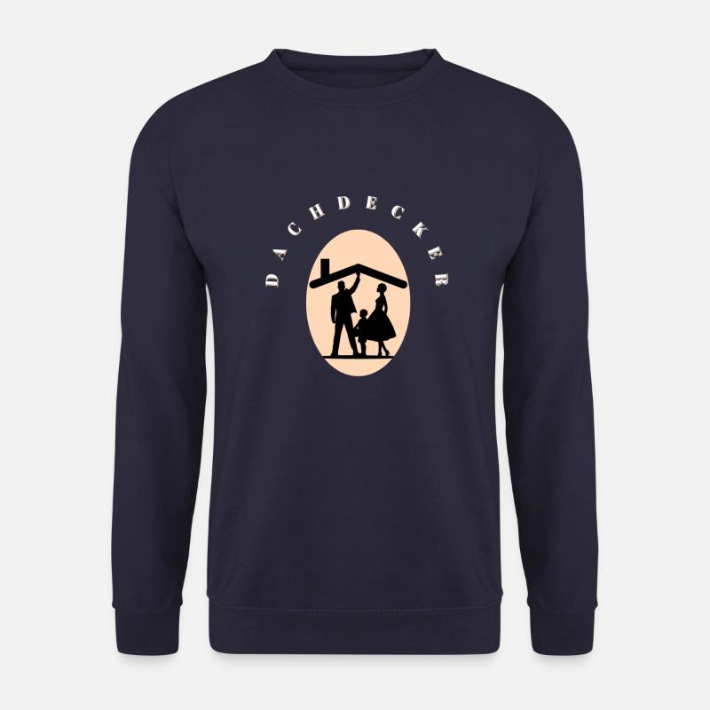 Familienvater Dachdecker - Unisex Pullover - Navy