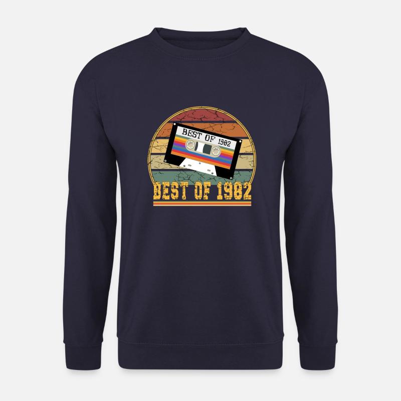 Jahrgang 1982 geboren Retro 1982 Geburtstag - Unisex Pullover - Navy