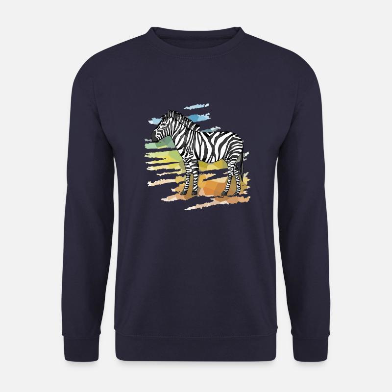 Zebra - Unisex Sweatshirt - navy