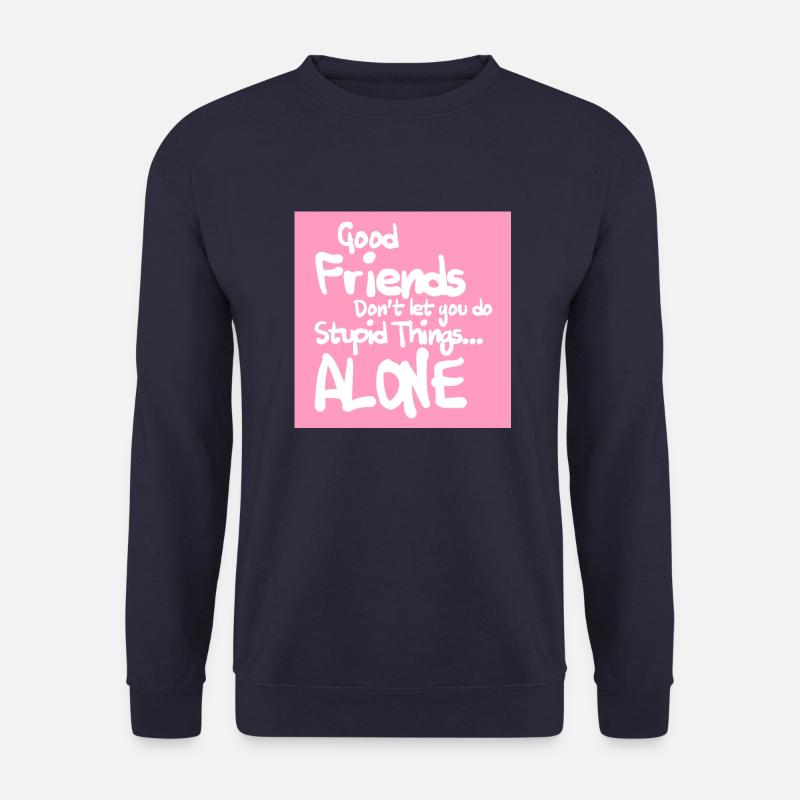 Freundschaft spruch - Unisex Pullover - Navy