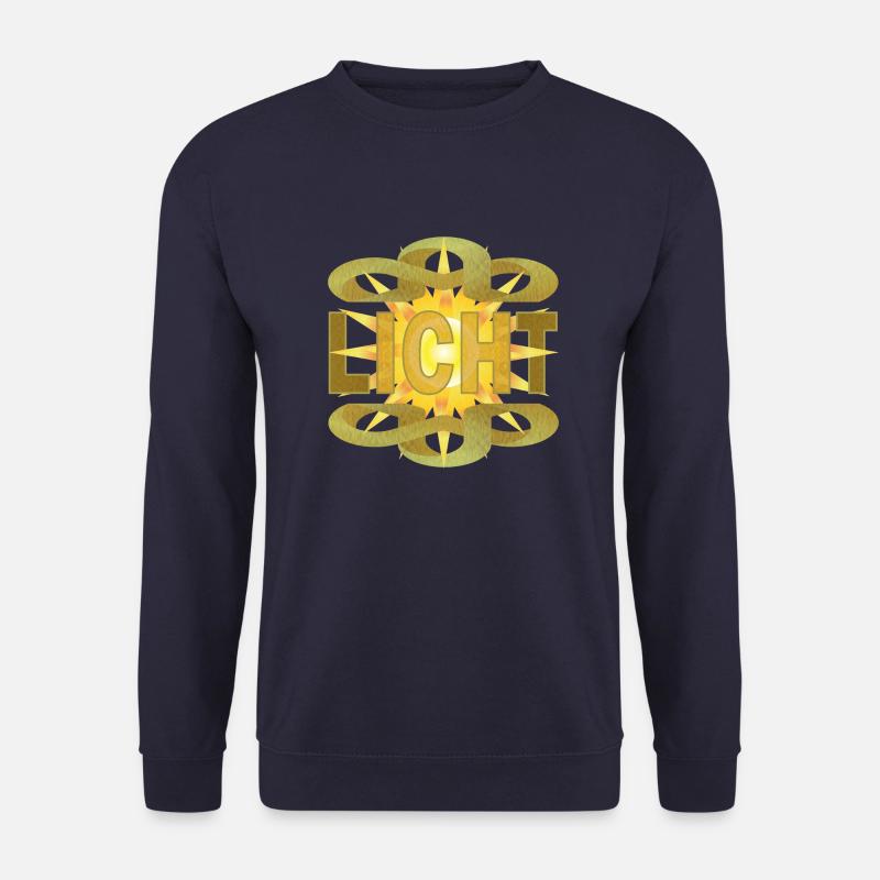 LICHT - ICH bin das lICHt - Lichtbringer - ICH - Unisex Pullover - Navy