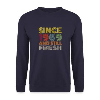 Vintage 1969 - Unisex Pullover - Navy - Vorne - Alina (178cm) & Michal (187cm)