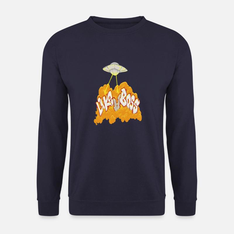 UFO Explosion  - Unisex Pullover - Navy