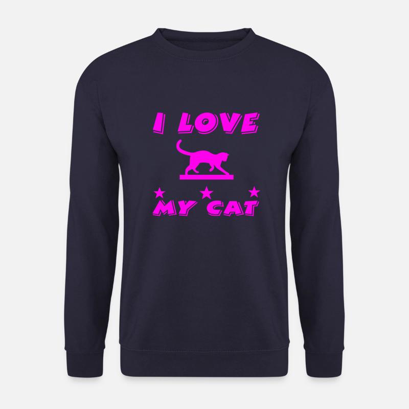 Cat - Unisex Sweatshirt - navy
