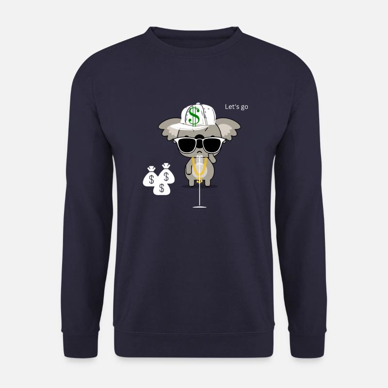 Koala at the Mic - Unisex Sweatshirt - navy