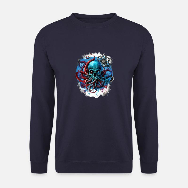 Piraten-Oktopus - Unisex Pullover - Navy