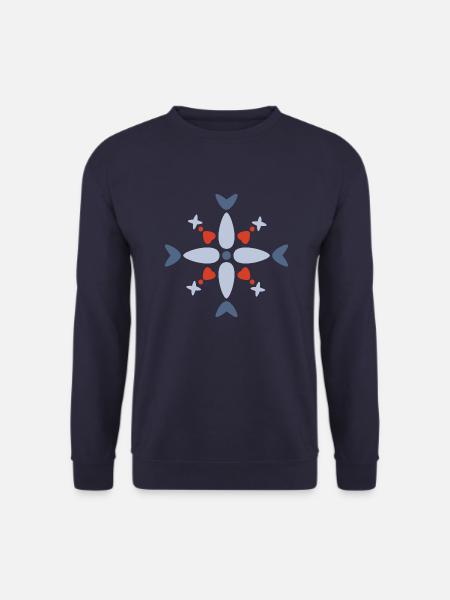 Nordisches Motiv - Unisex Pullover - Navy