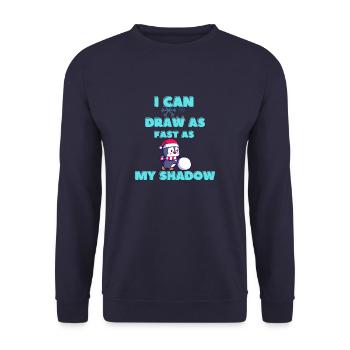 Bataille de boules de neige - Sweat-shirt Unisexe - marine - Devant - Alina (178cm) & Michal (187cm)