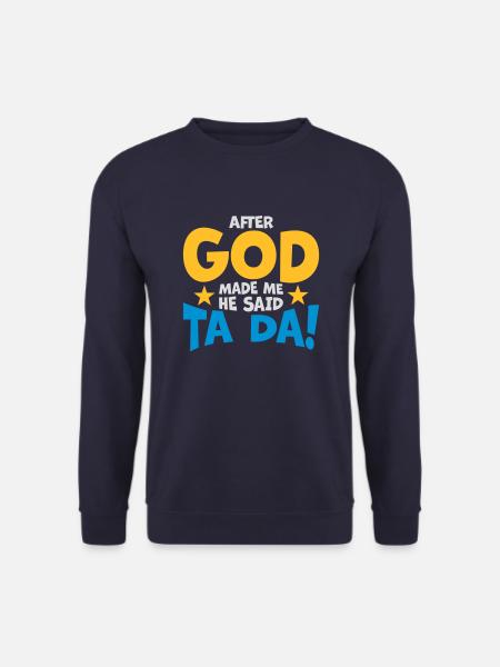 after god made me - Unisex Sweatshirt - navy