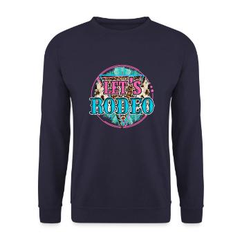 Laisse Rodéo - Sweat-shirt Unisexe - marine - Devant - Alina (178cm) & Michal (187cm)