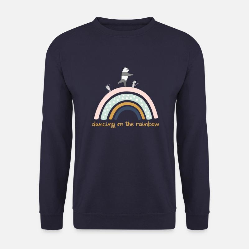 dancing on the rainbow - Unisex Pullover - Navy