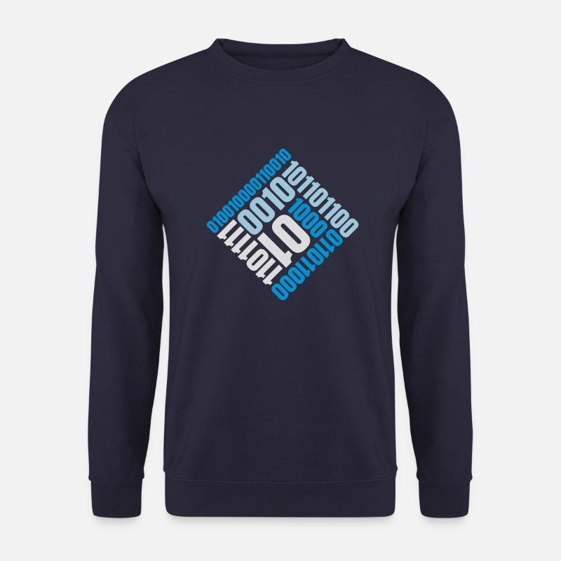 Binär Code Programm Sprache - Unisex Pullover - Navy
