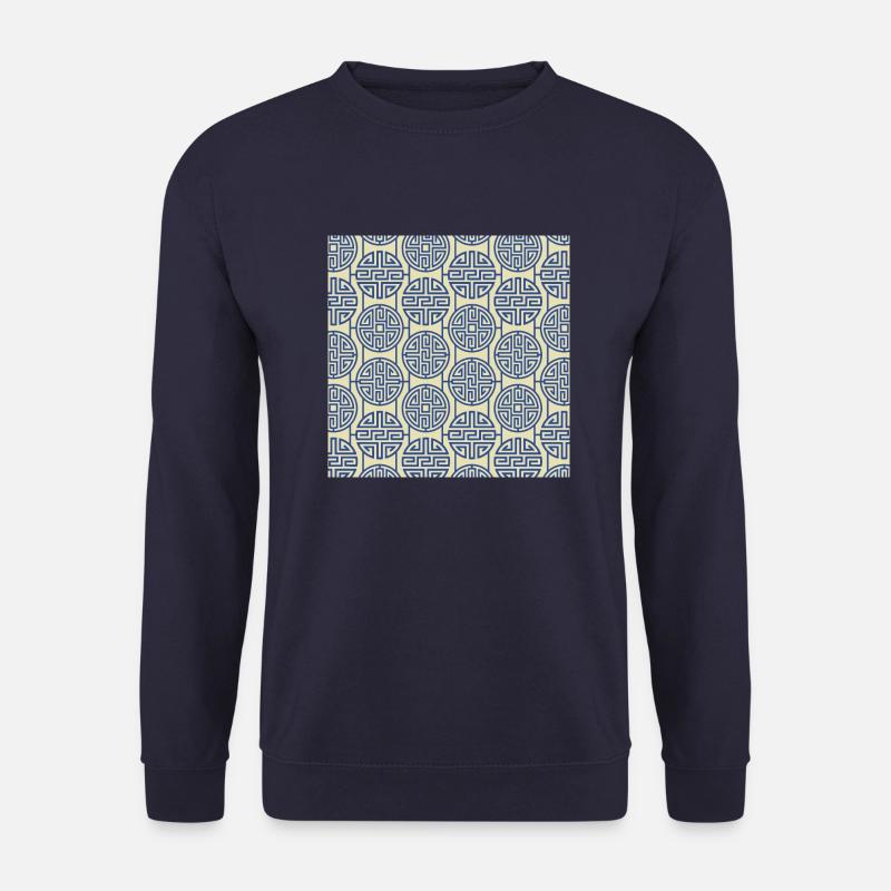 Chinese pattern - Unisex Sweatshirt - navy