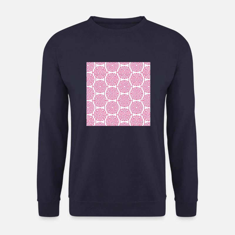 Chinese pattern - Unisex Sweatshirt - navy