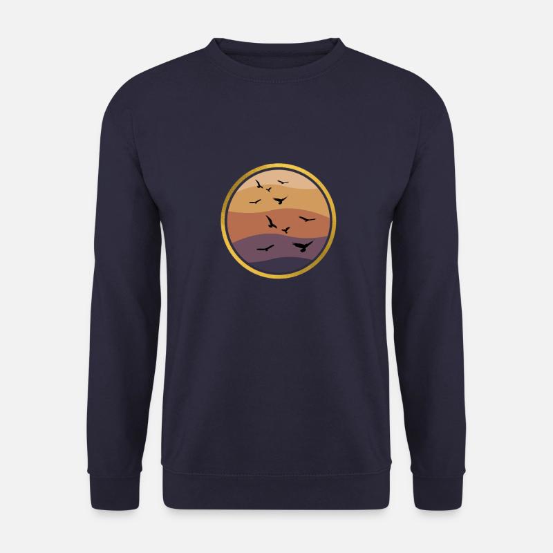Vögel - Unisex Pullover - Navy