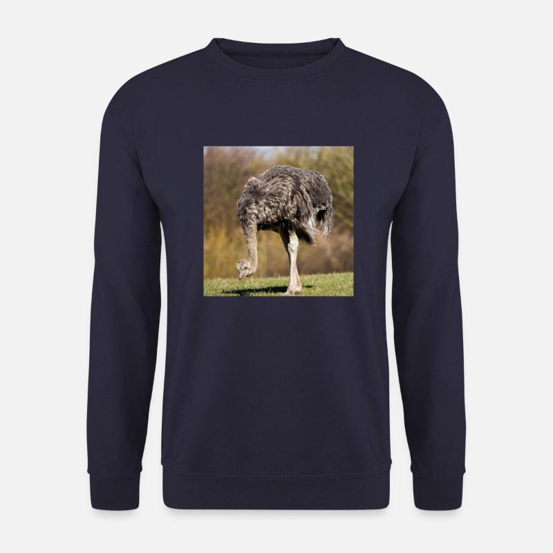 Afrikanischer Strauß - Unisex Pullover - Navy