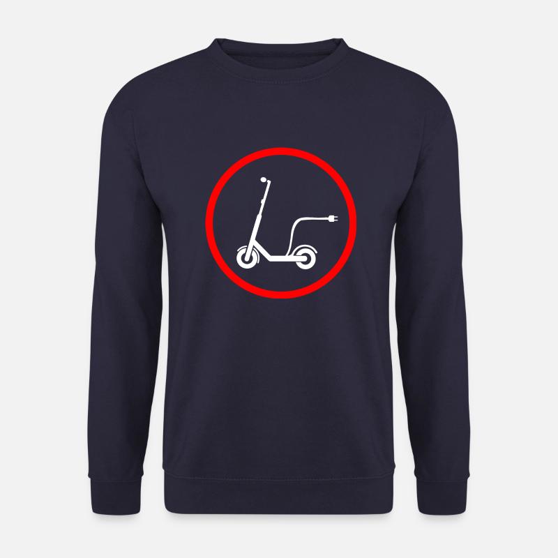 E-Scooter E-Roller Scooter - Unisex Pullover - Navy