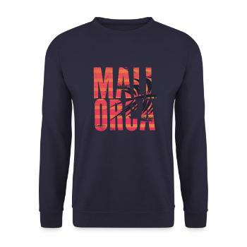 Majorque espagne - Sweat-shirt Unisexe - marine - Devant - Alina (178cm) & Michal (187cm)